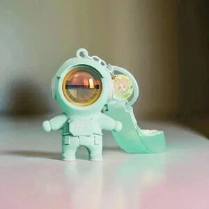 Green Astronaut Keychain